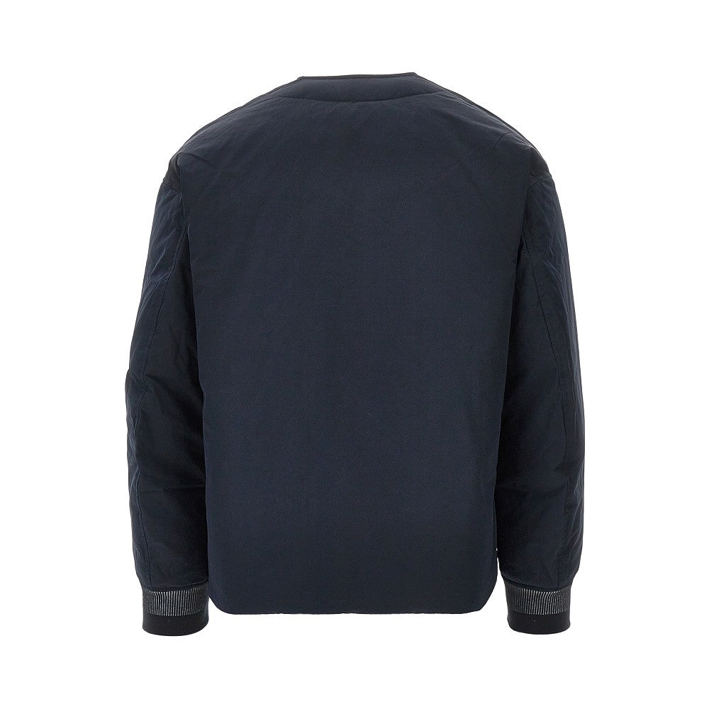 Waxed nylon downjacket