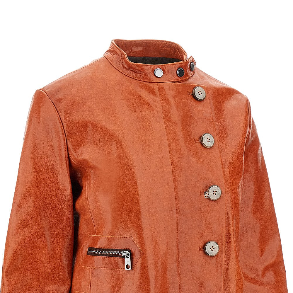 ICON grained nappa leather jacket