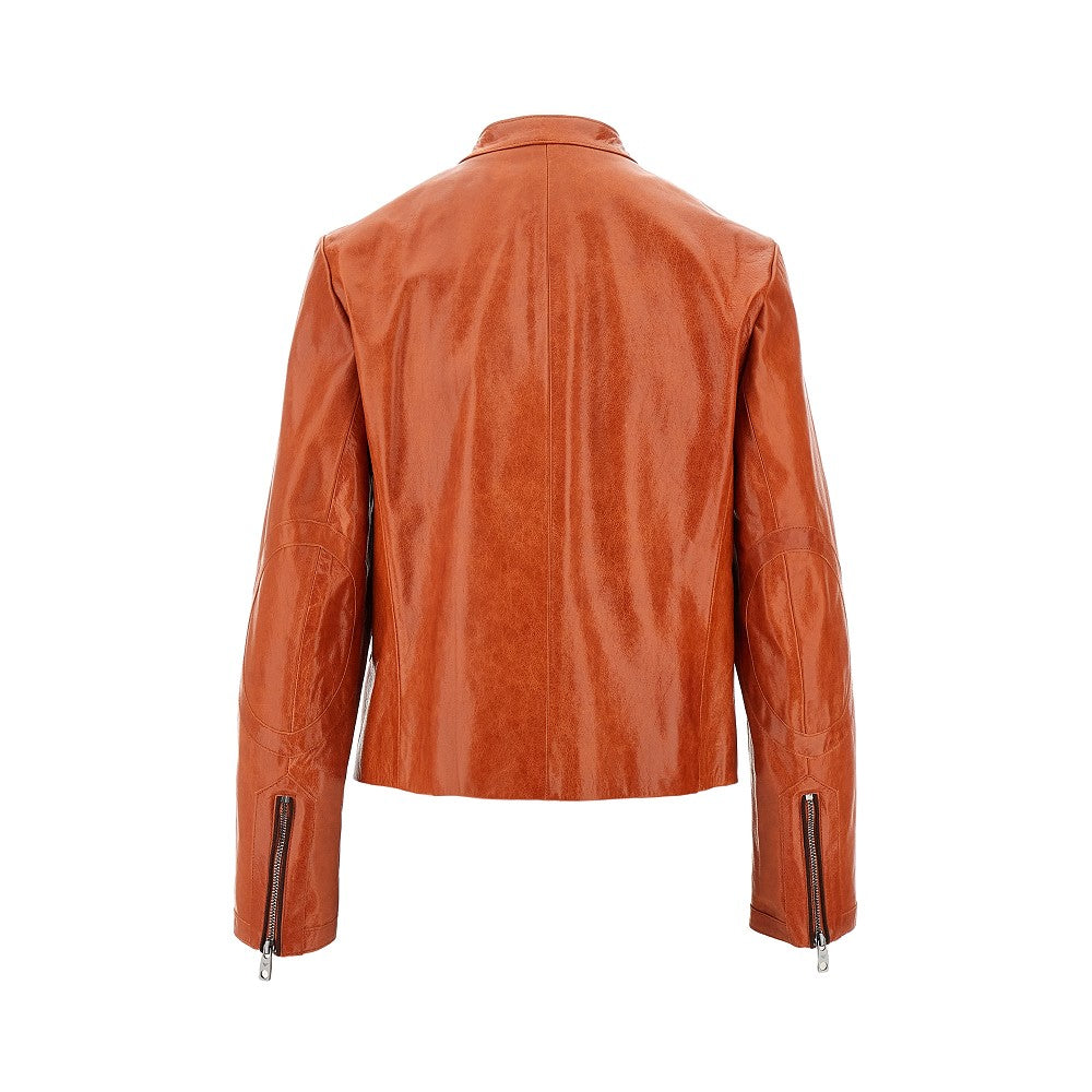 ICON grained nappa leather jacket