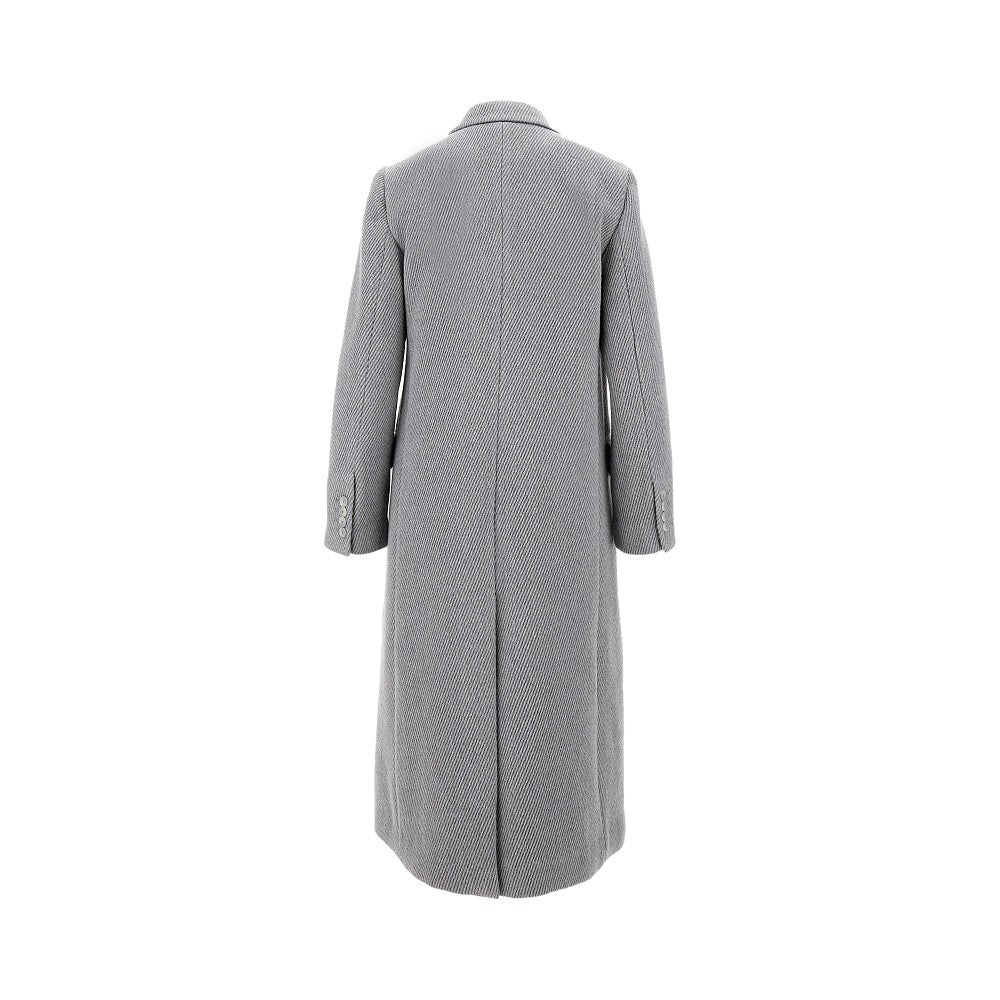 Cappotto doppiopetto in misto lana