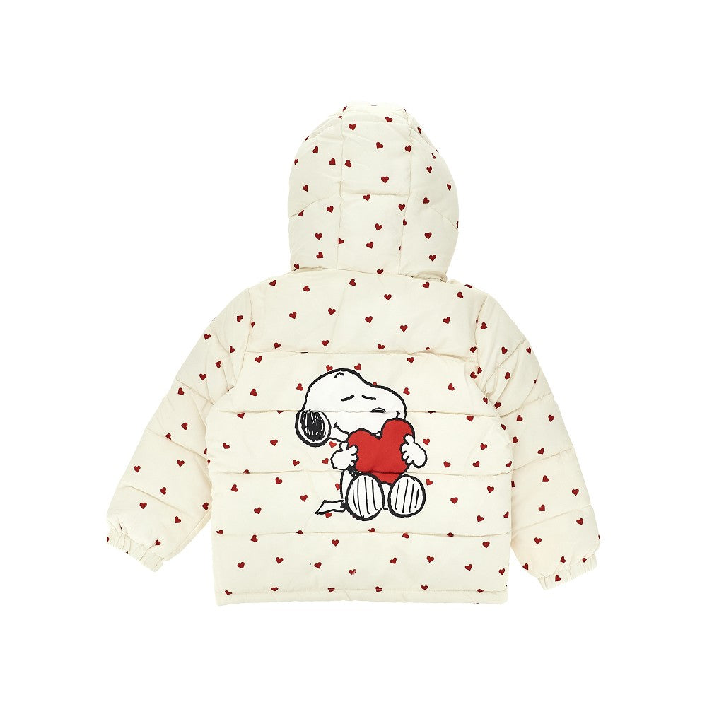 Nylon jacket with Snoopy print