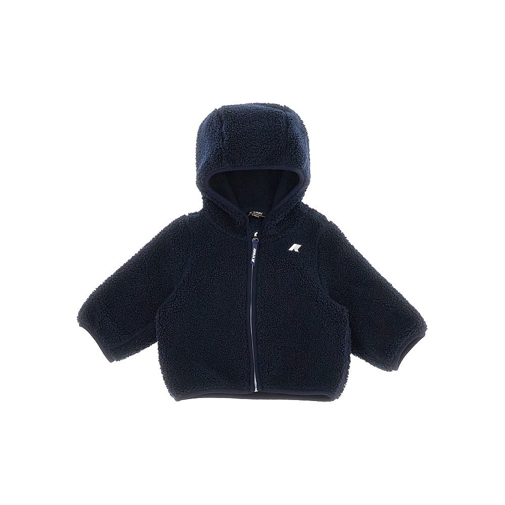 Felpa full-zip 'Janne Polar' in tessuto Teddy