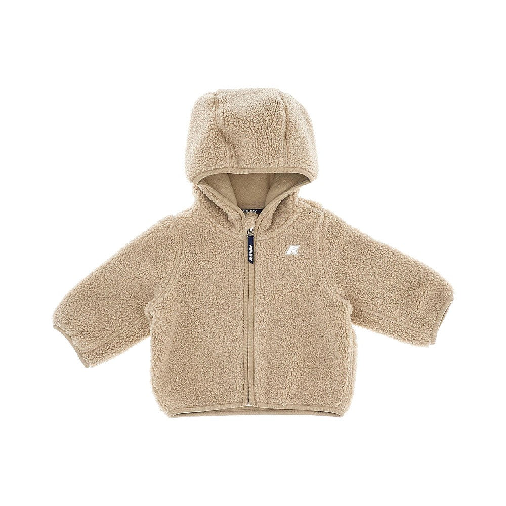 Felpa full-zip 'Janne Polar' in tessuto Teddy