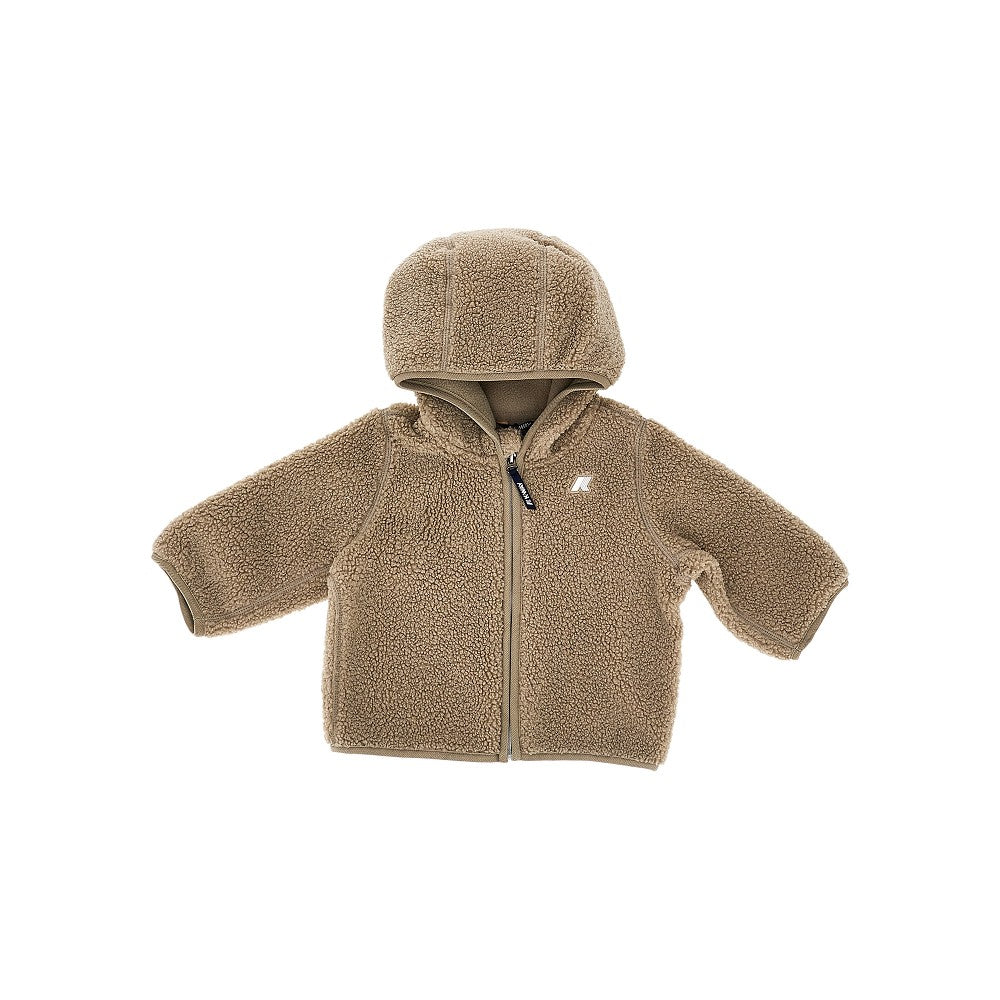 Felpa full-zip 'Janne Polar' in tessuto Teddy