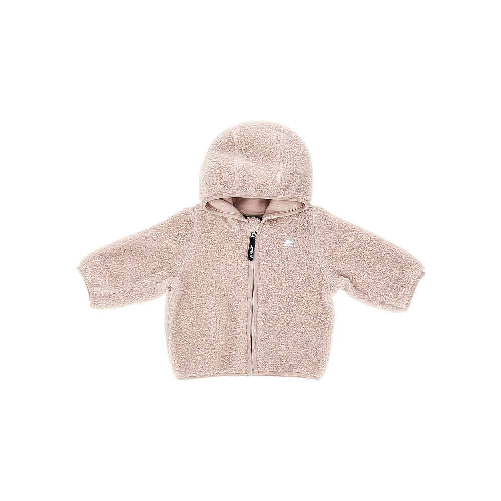 Felpa full-zip 'Janne Polar' in tessuto Teddy
