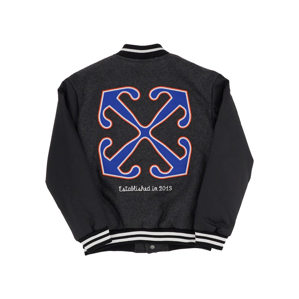 Varsity jacket ricamata
