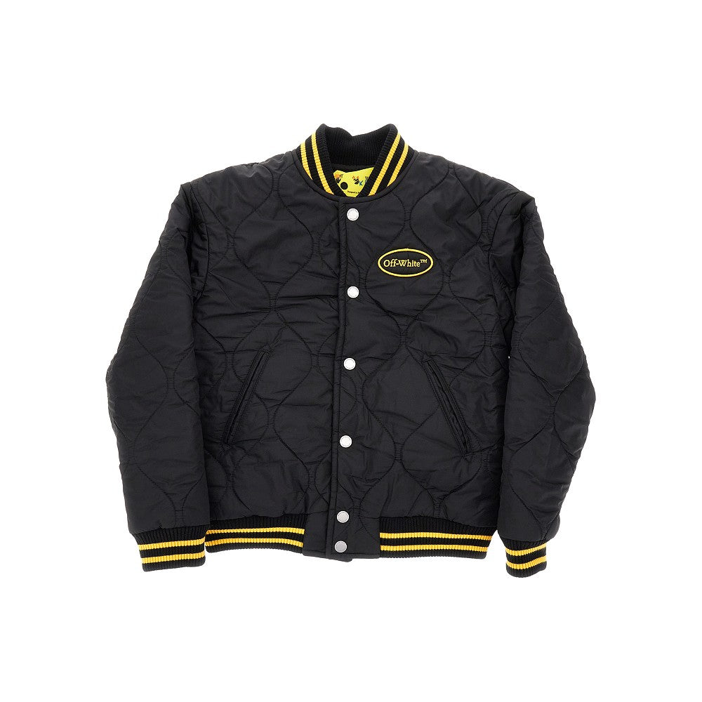 'Arrow Sketch' nylon bomber jacket