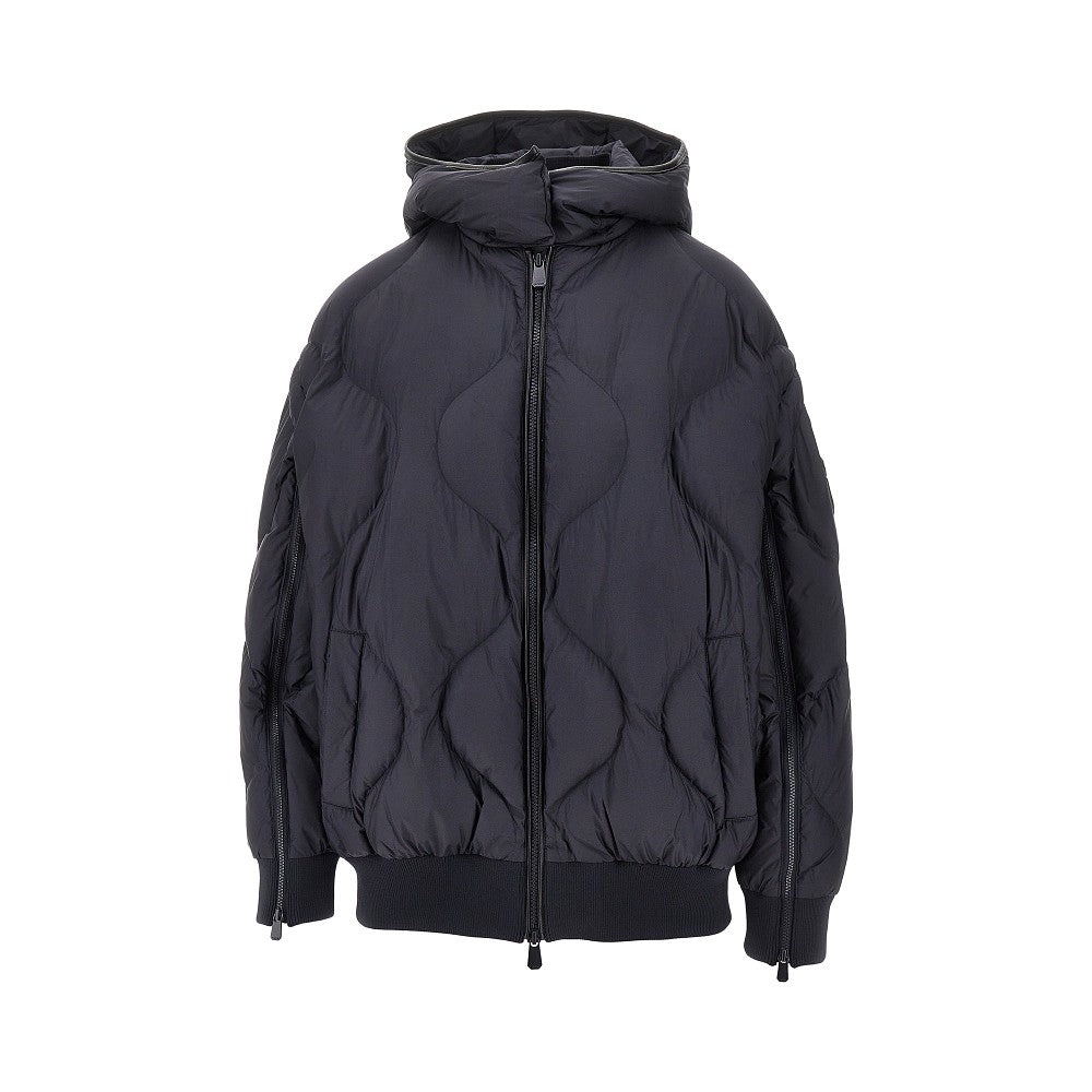 Bomber imbottito con patch Love Birds