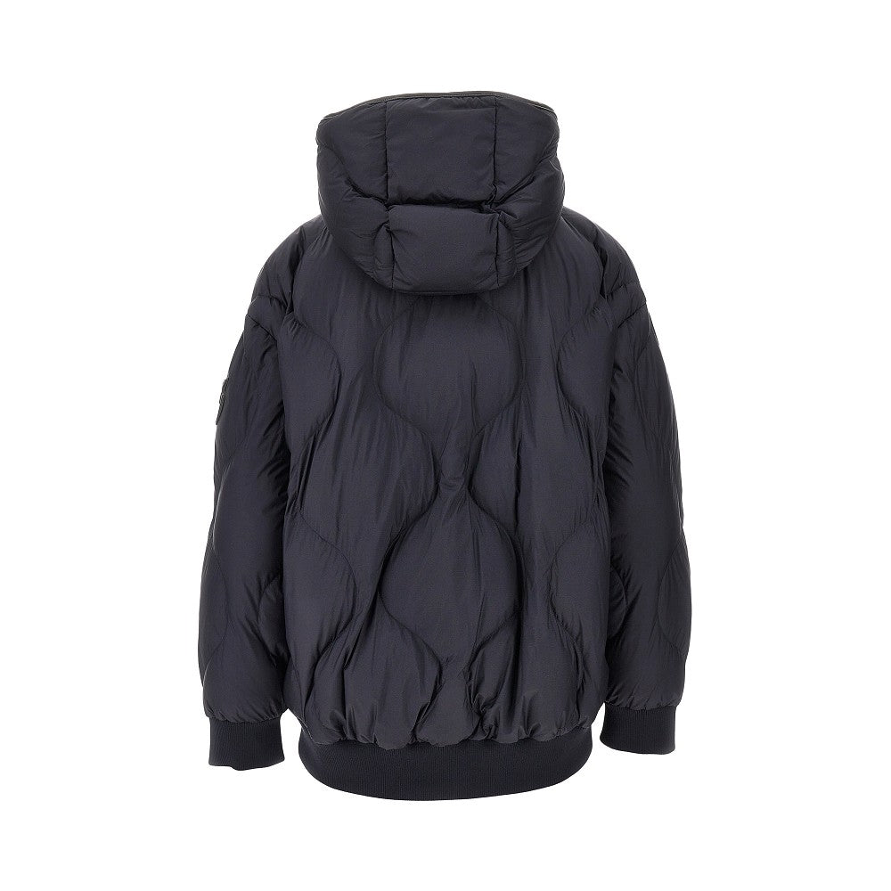 Bomber imbottito con patch Love Birds