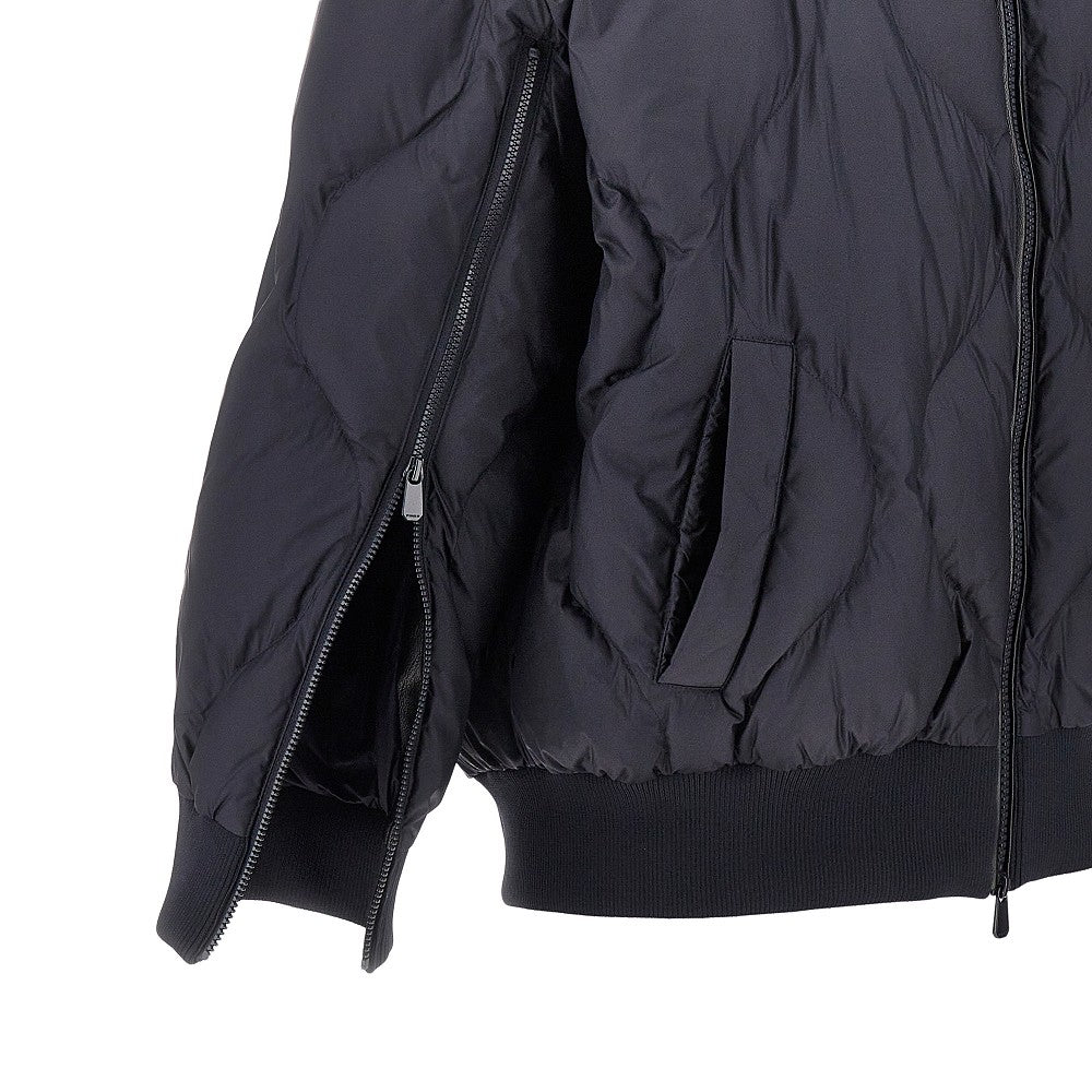 Bomber imbottito con patch Love Birds