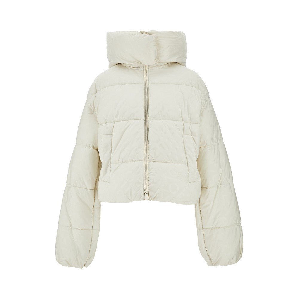Printed nylon padded jacket