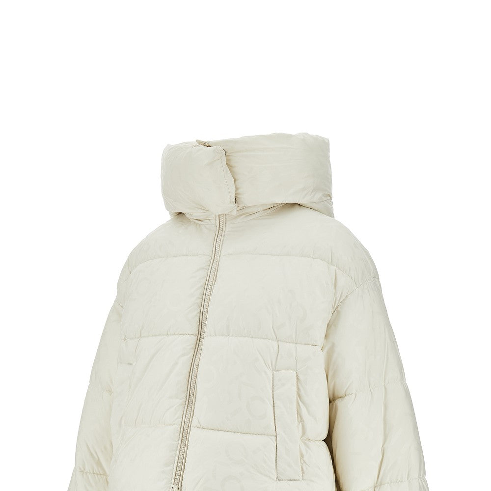 Printed nylon padded jacket