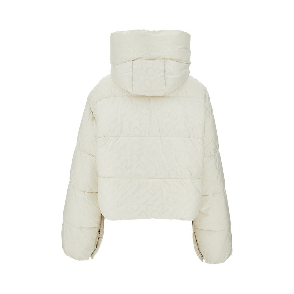 Printed nylon padded jacket