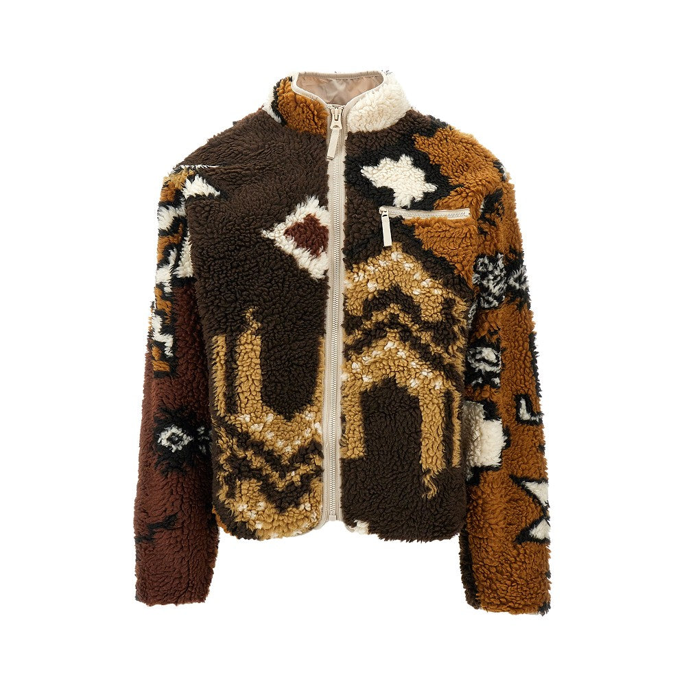 'Moroccan Rug' sherpa jacket