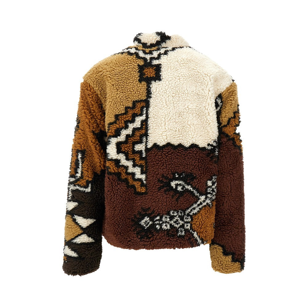 'Moroccan Rug' sherpa jacket