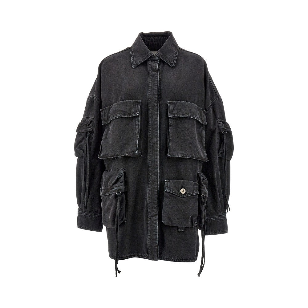 'Fern' canvas overshirt