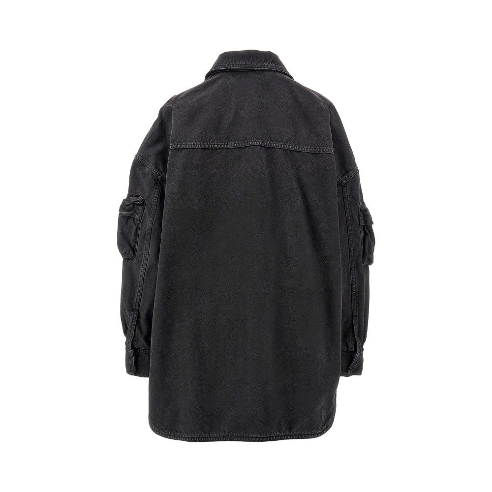 'Fern' canvas overshirt