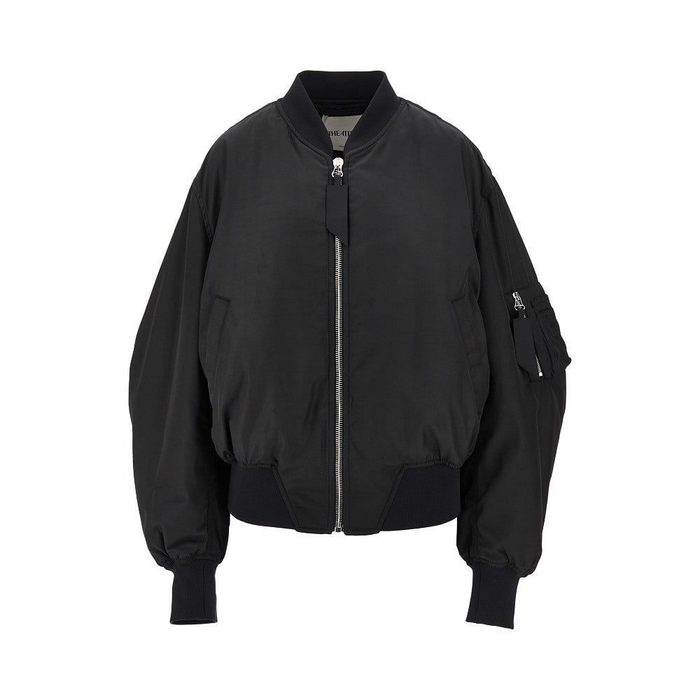 Bomber oversize in nylon imbottito