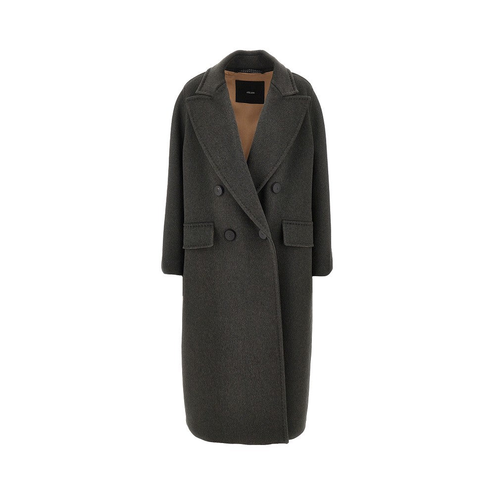 Cappotto oversize in misto cachemire