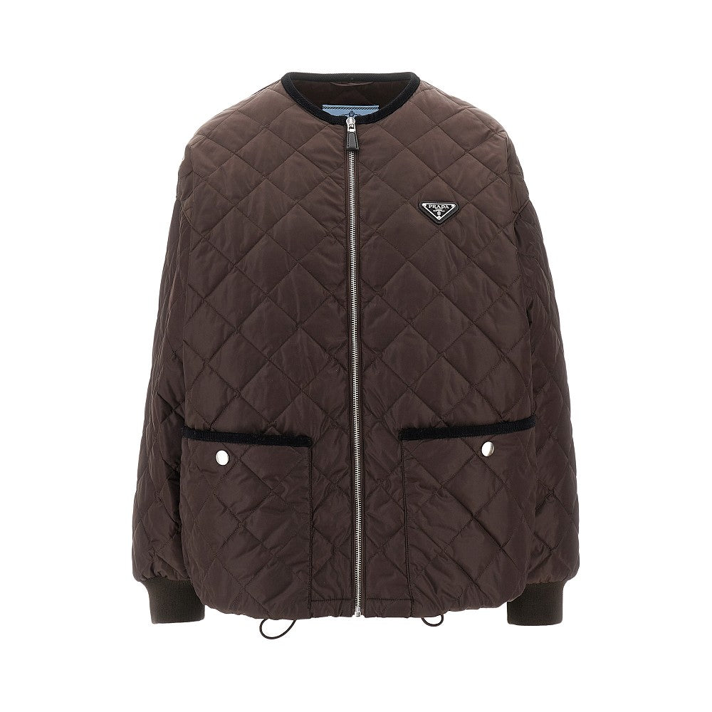 Quilted Re-Nylon blouson jacket