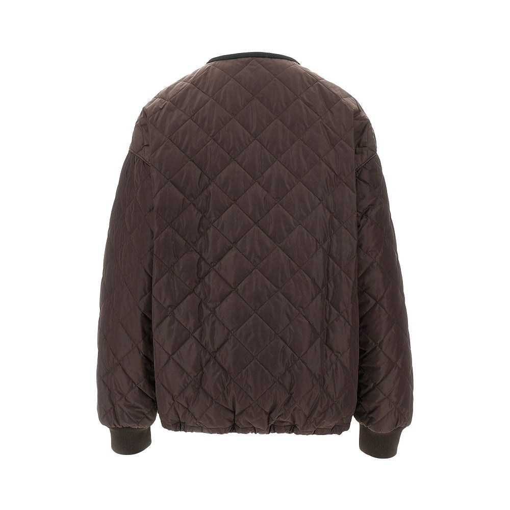 Quilted Re-Nylon blouson jacket