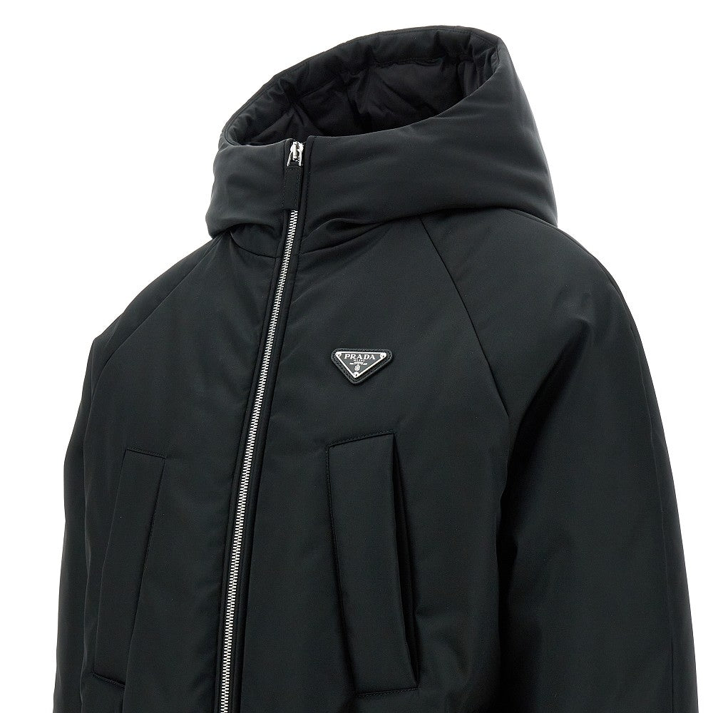 Piumino lungo in Re-Nylon