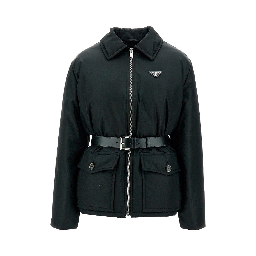Giacca in Re-Nylon imbottito con cintura