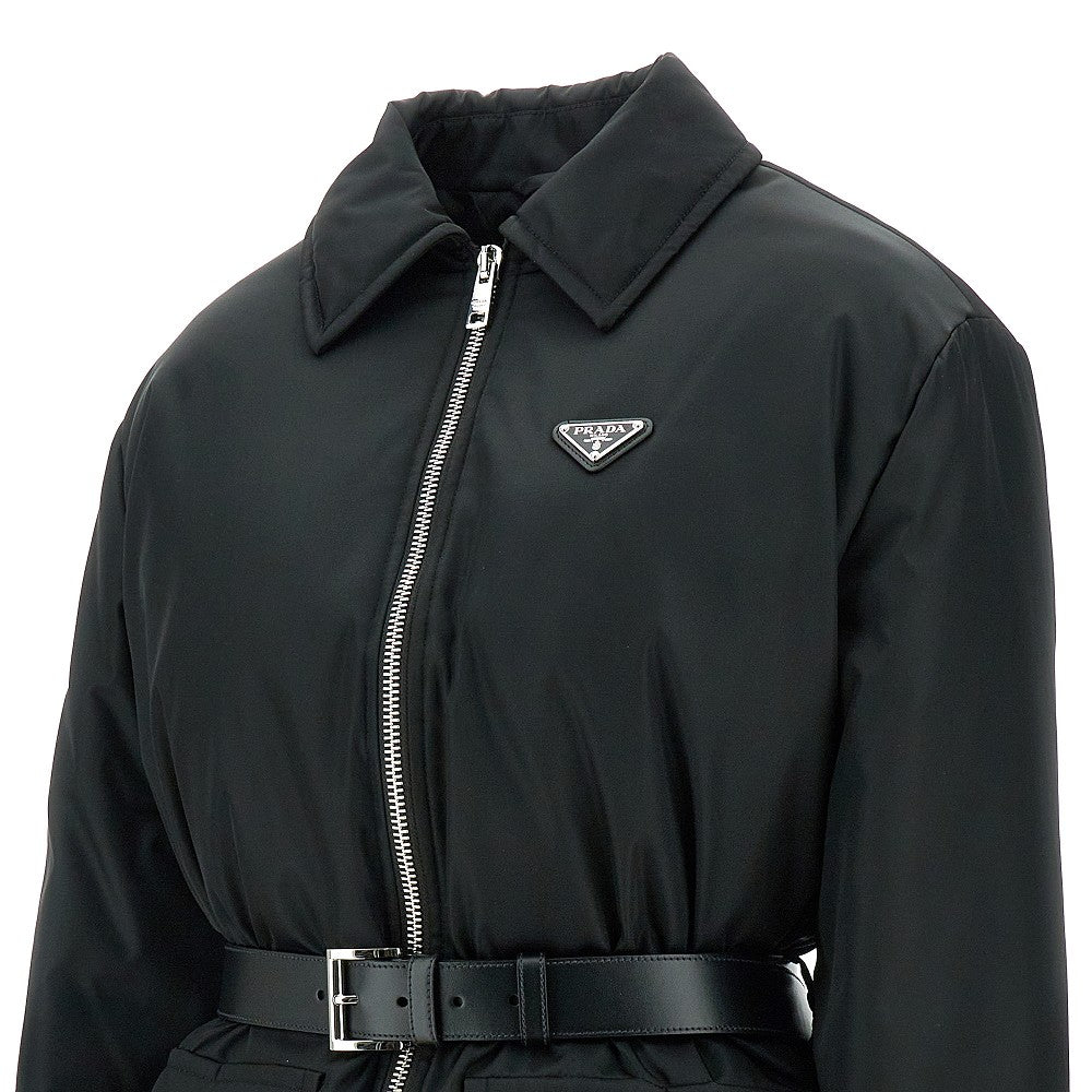 Giacca in Re-Nylon imbottito con cintura