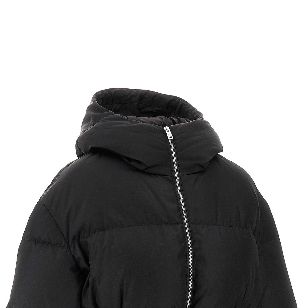 Piumino in Re-Nylon con cintura