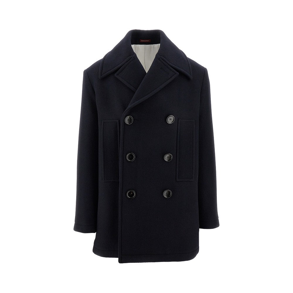 Cappotto doppiopetto in lana