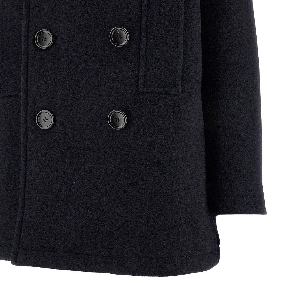 Cappotto doppiopetto in lana