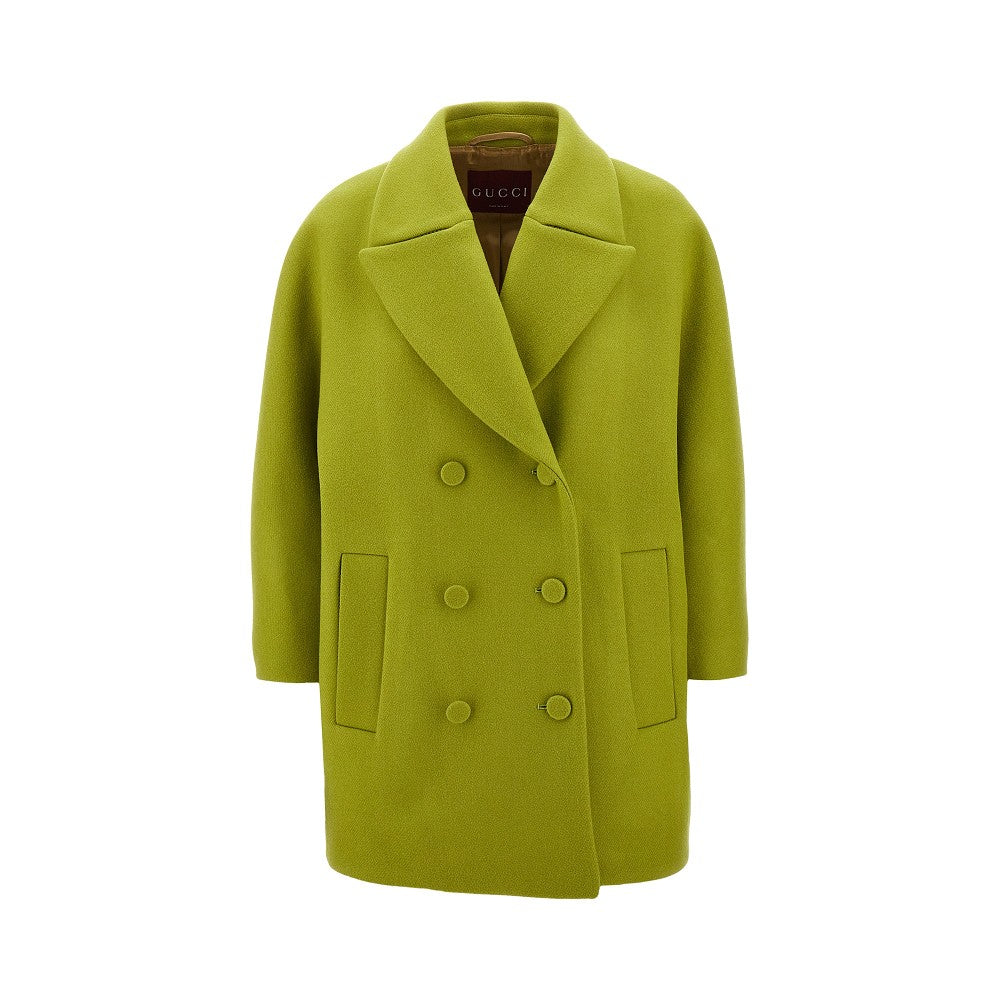 Double-breasted batavia coat