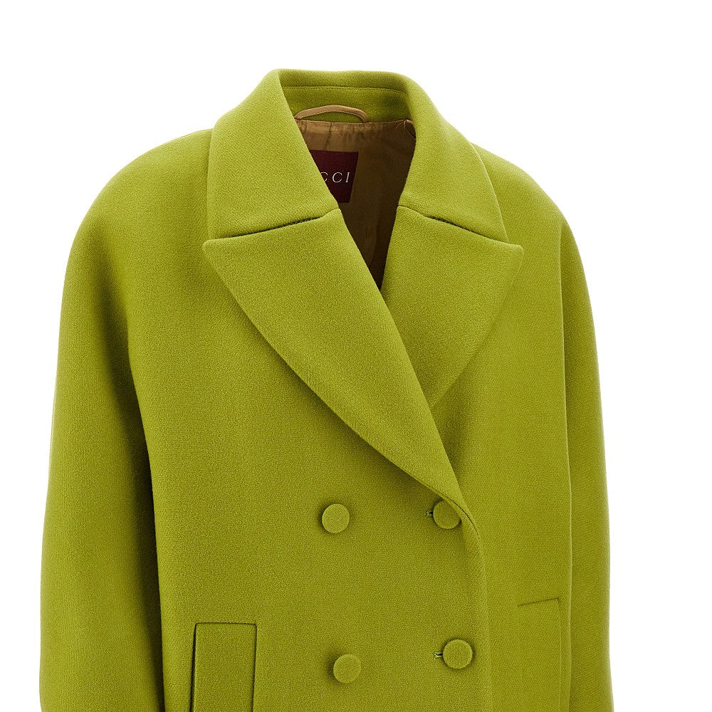 Double-breasted batavia coat