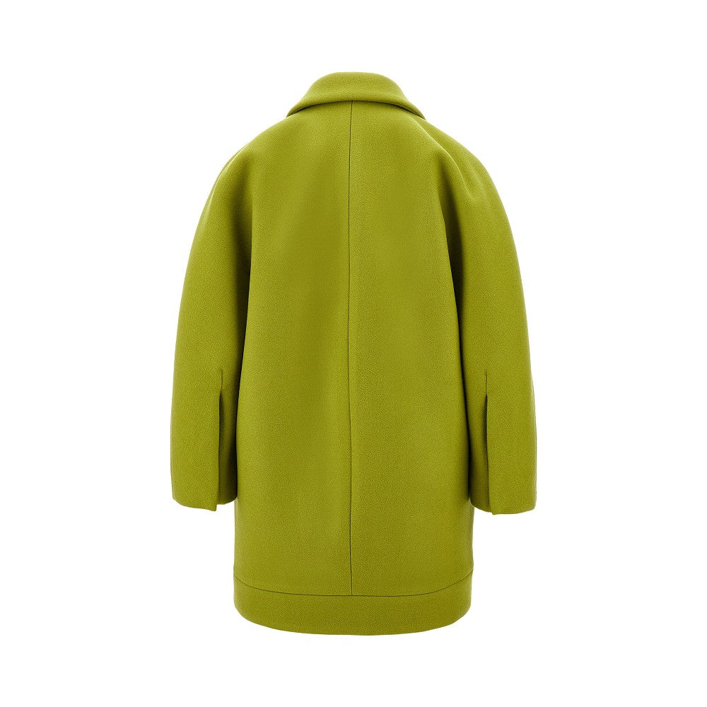 Double-breasted batavia coat
