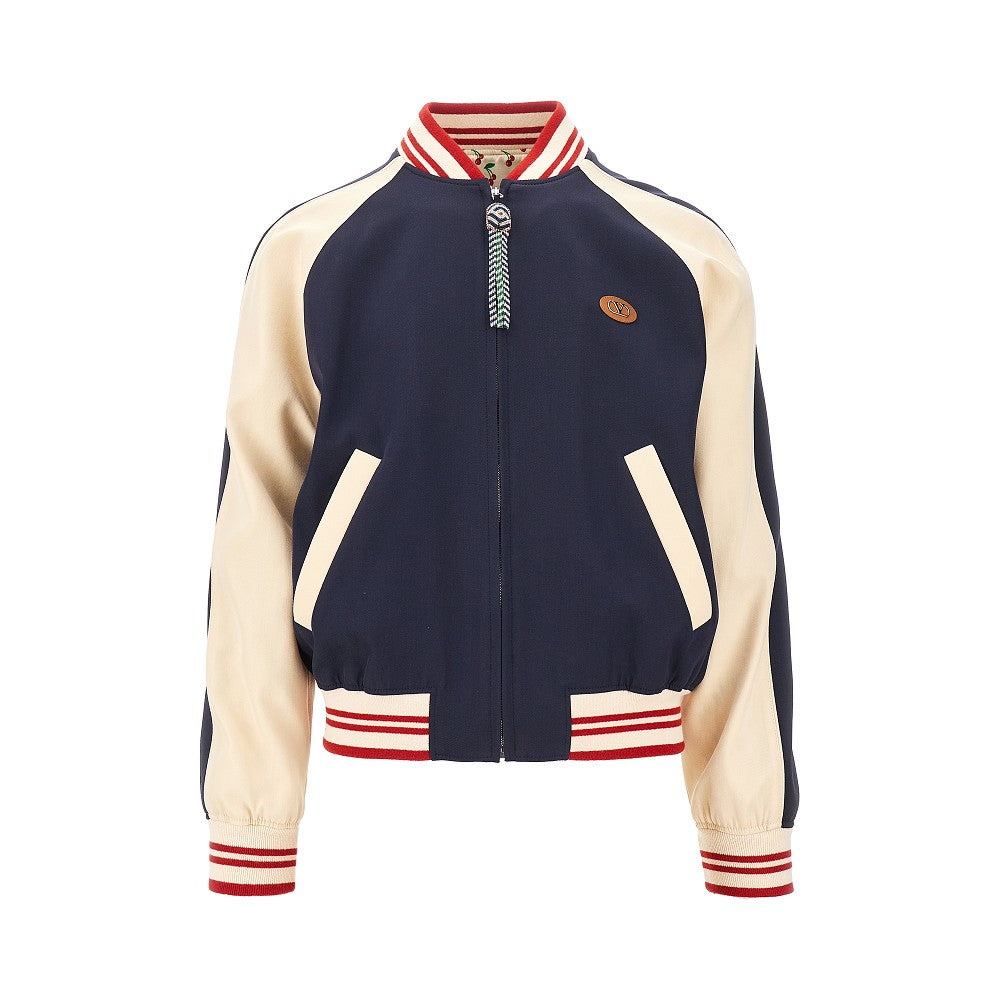 'Le Chat De La Maison' bomber jacket