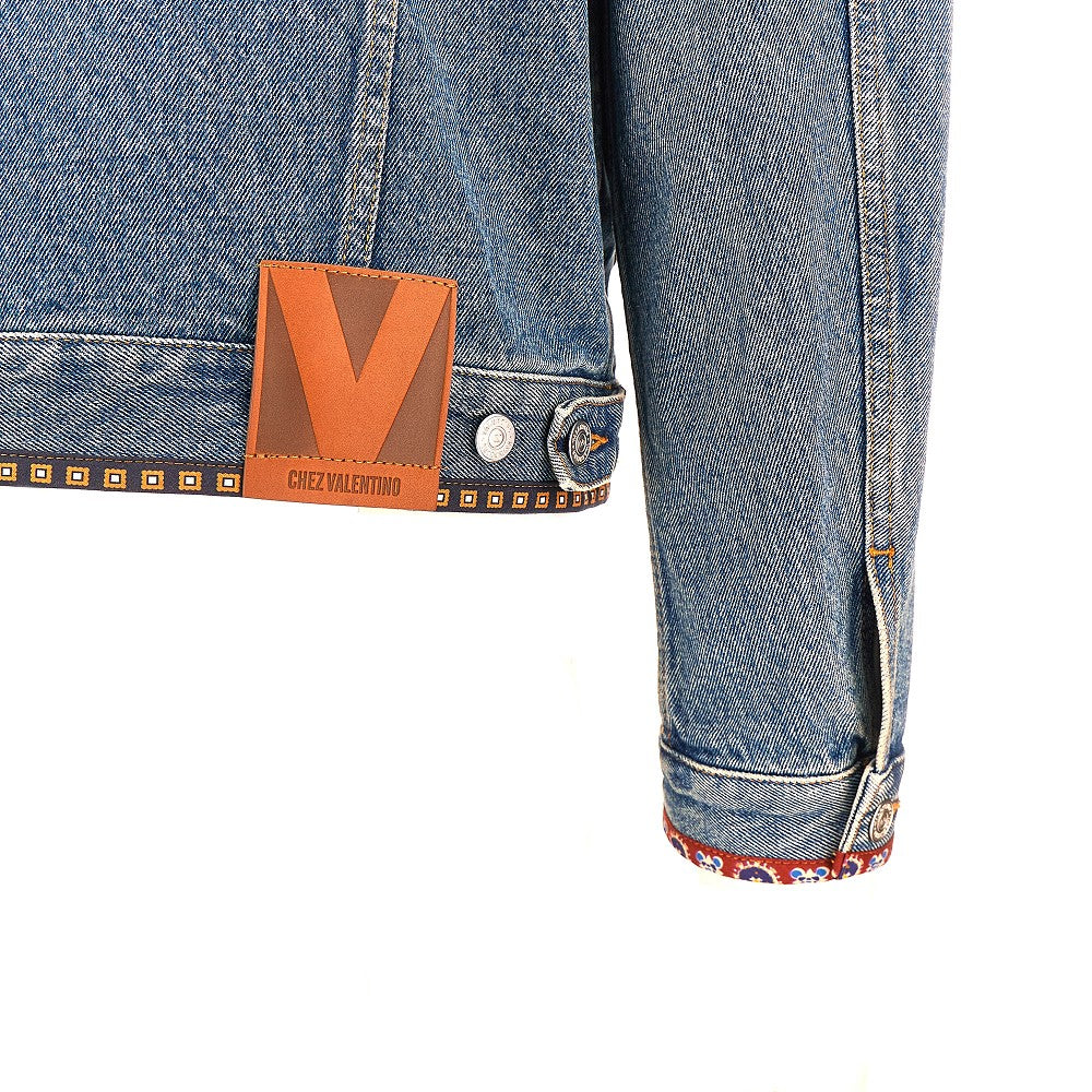 Embroidered denim jacket