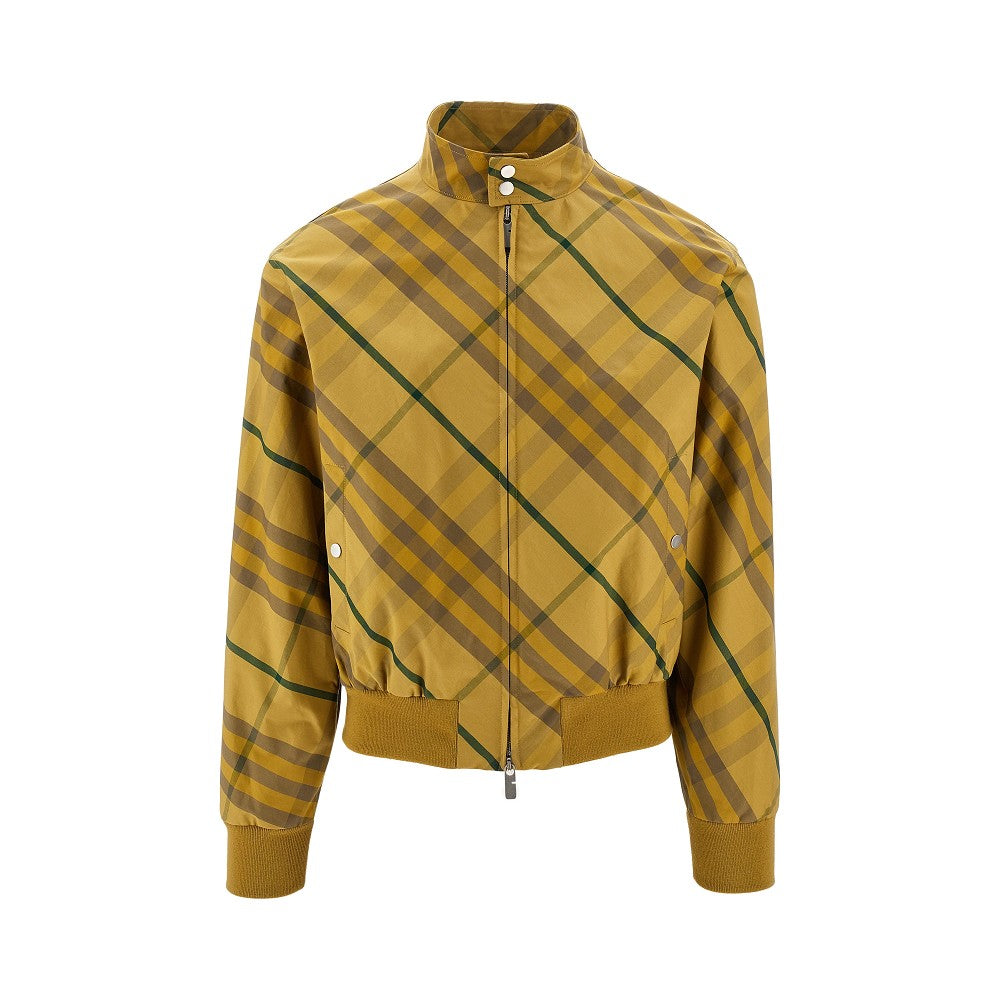 Bomber in cotone Check
