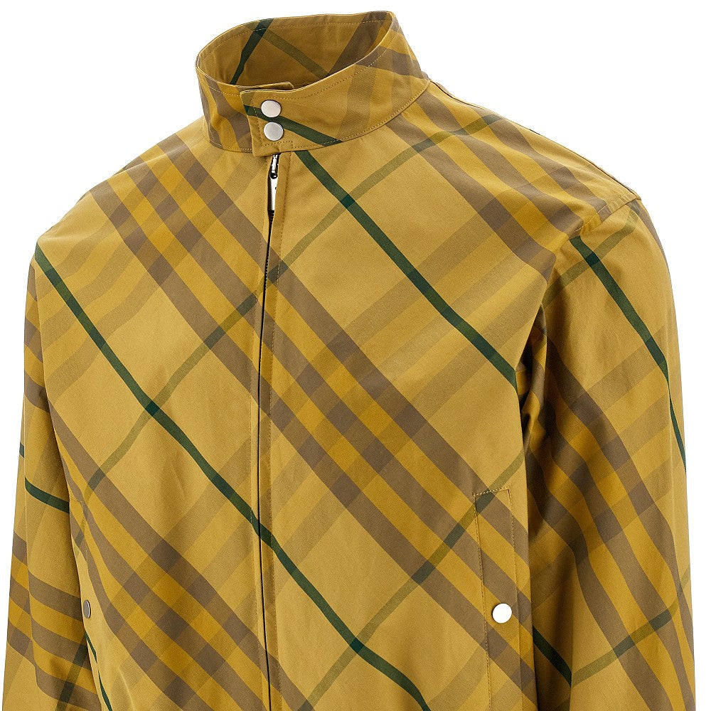 Bomber in cotone Check