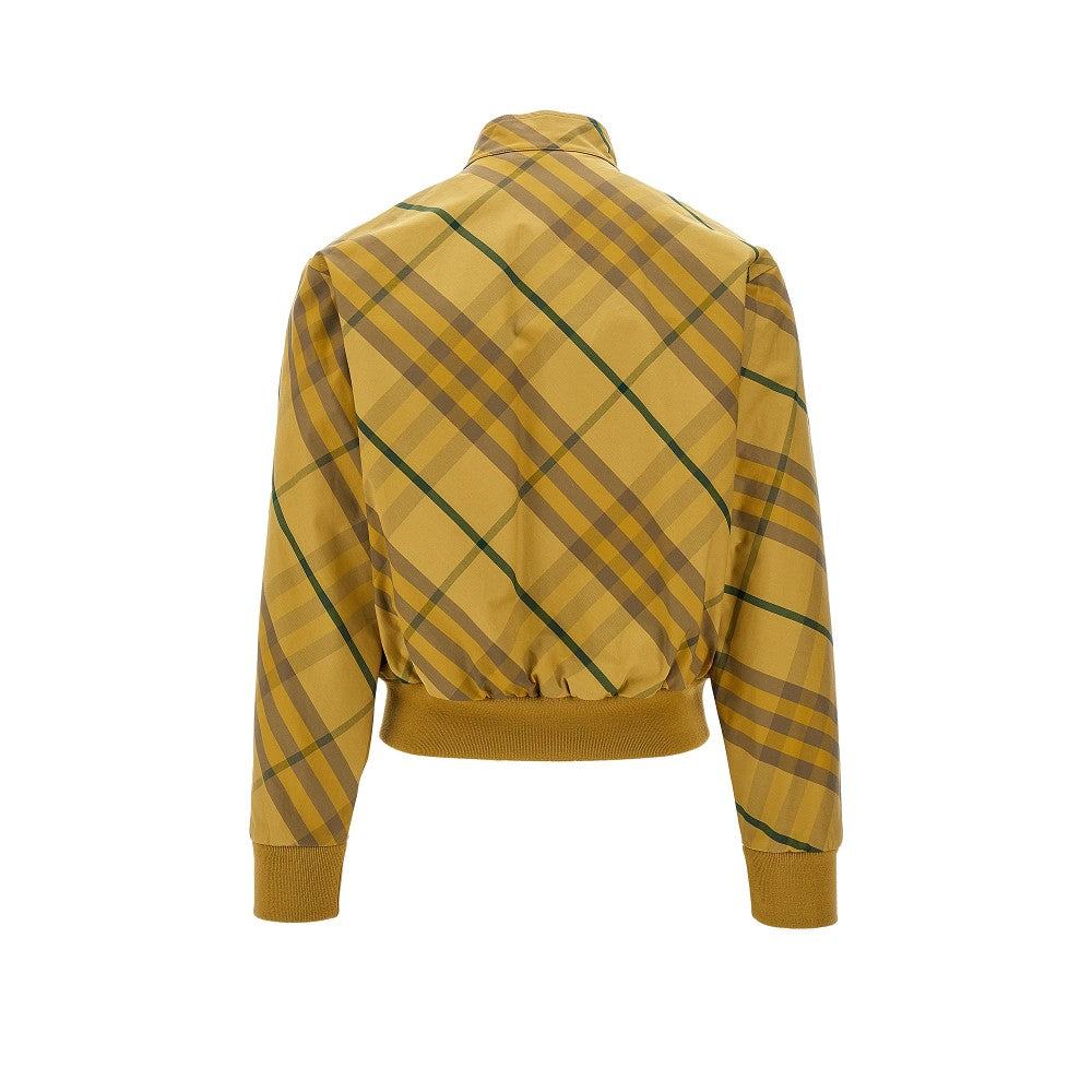 Bomber in cotone Check