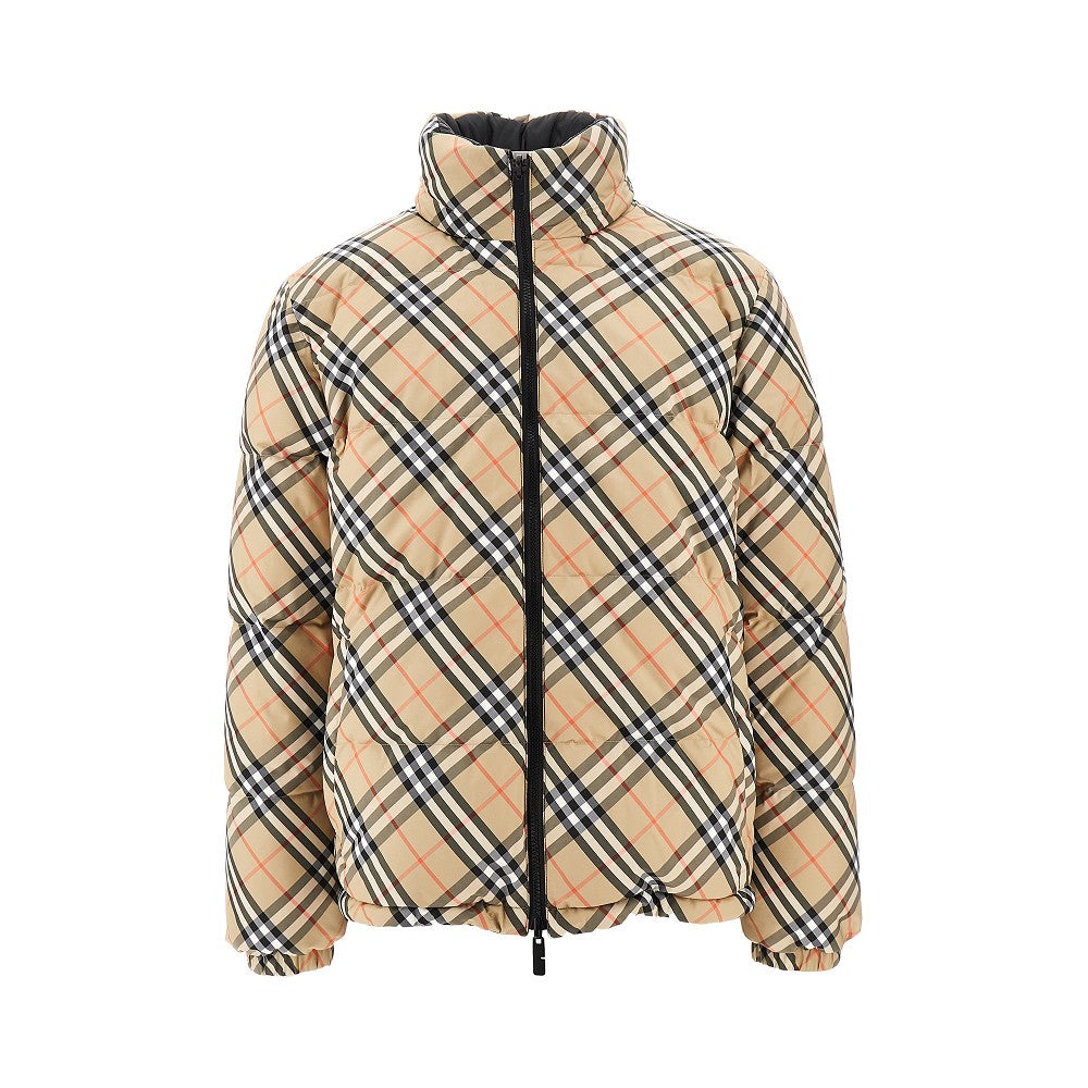 Piumino reversibile in nylon Check
