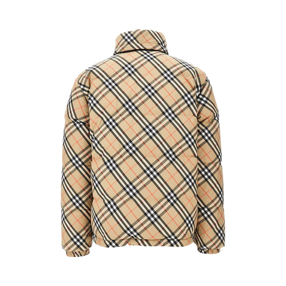 Piumino reversibile in nylon Check