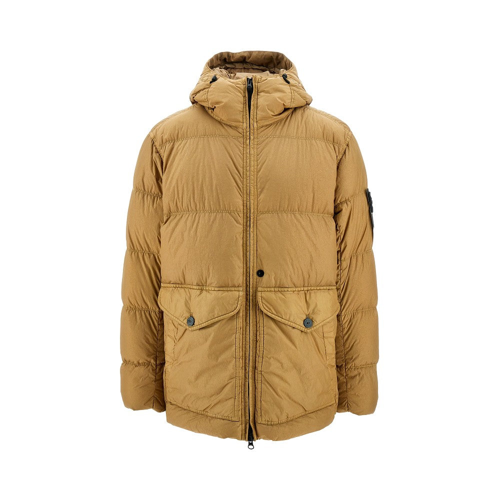 Garment Dyed Crinkle Reps R-Ny down jacket STONE ISLAND – RBoutique