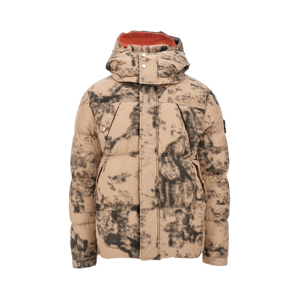 Ice Heart Mapping Camouflage down jacket