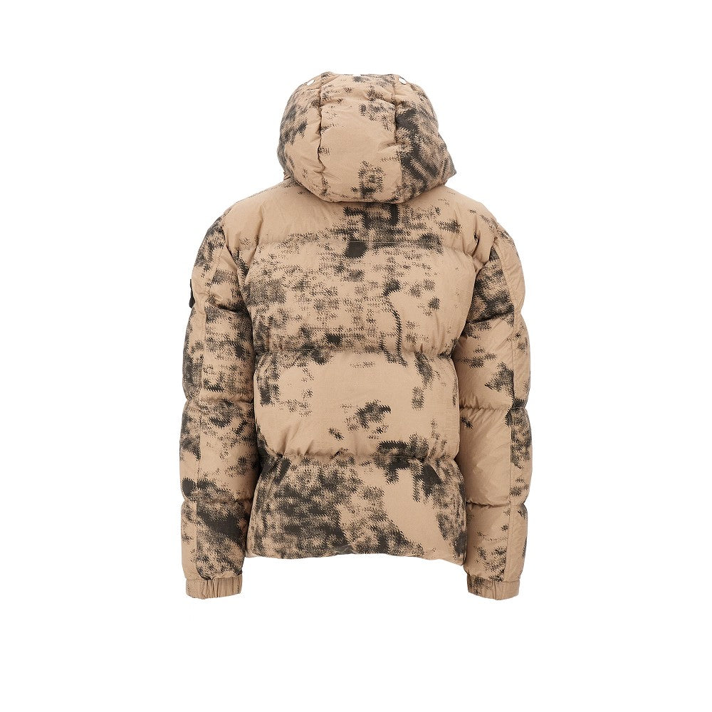 Ice Heart Mapping Camouflage down jacket