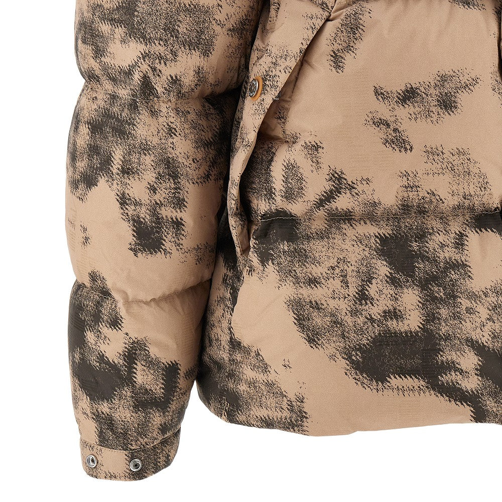 Ice Heart Mapping Camouflage down jacket