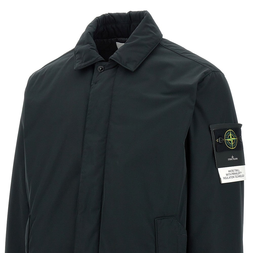 Primaloft TC Micro Twill long down jacket STONE ISLAND – RBoutique