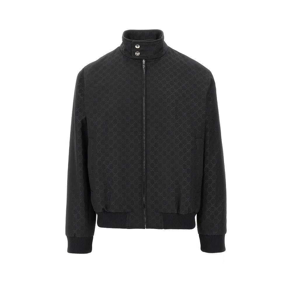 Bomber in ripstop jacquard GG