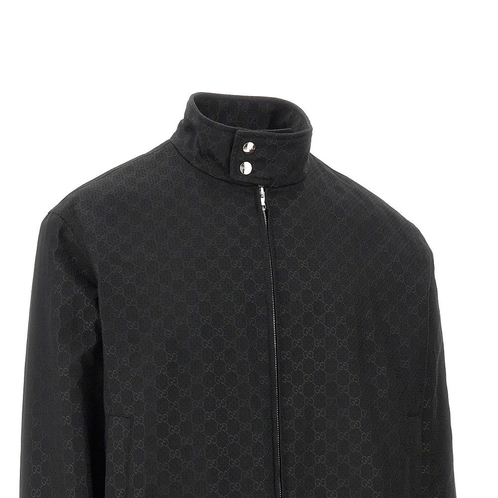 Bomber in ripstop jacquard GG