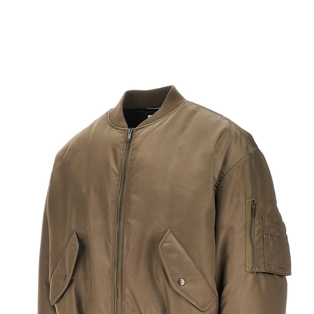 Bomber in serge di nylon idrorepellente