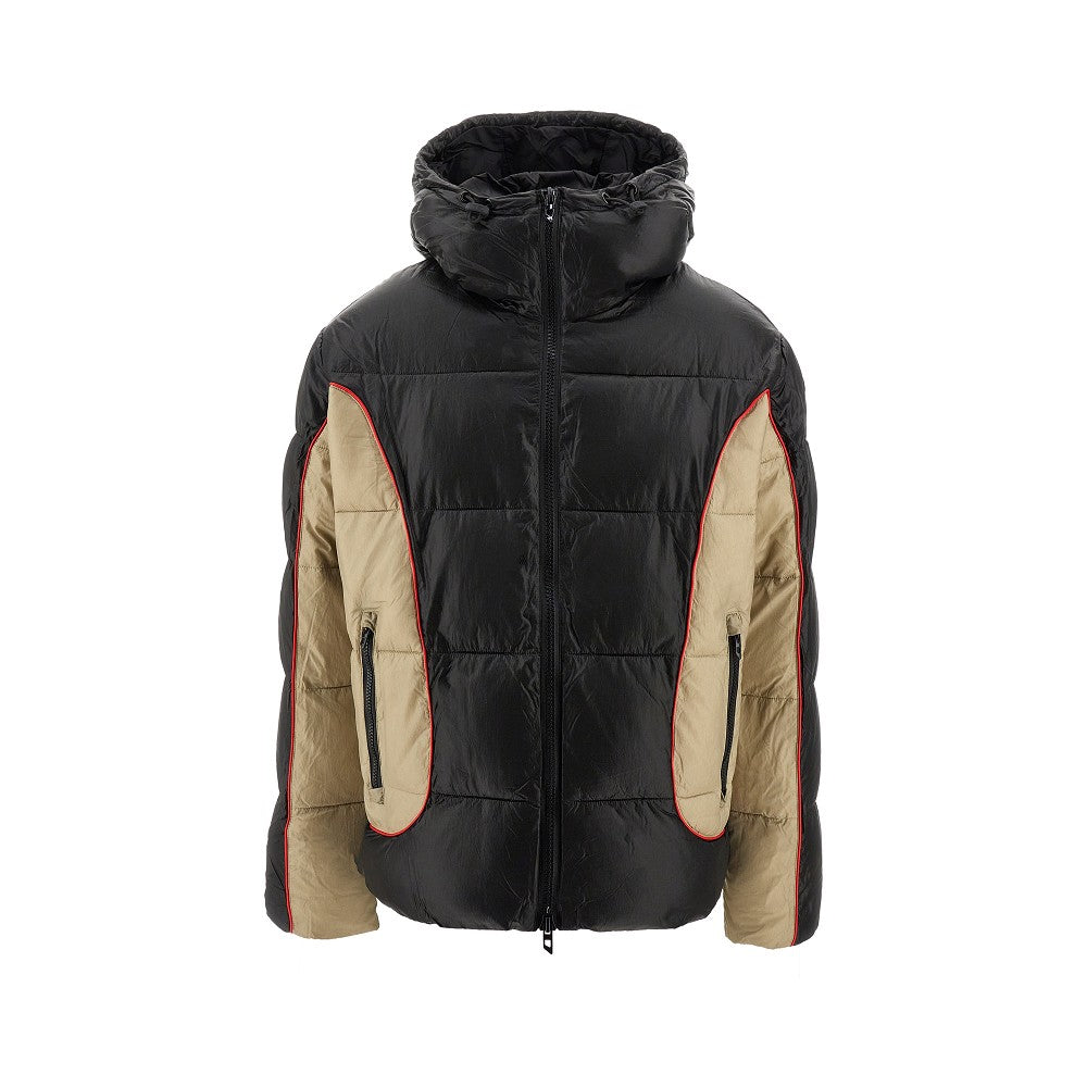 Shiny ripstop padded jacket